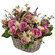 floral arrangement in a basket. Myanmar